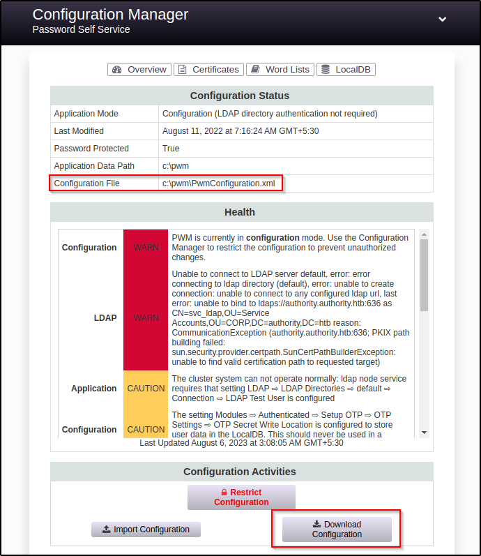 PWM-config-manager-post-login