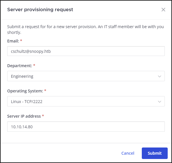 server-provision